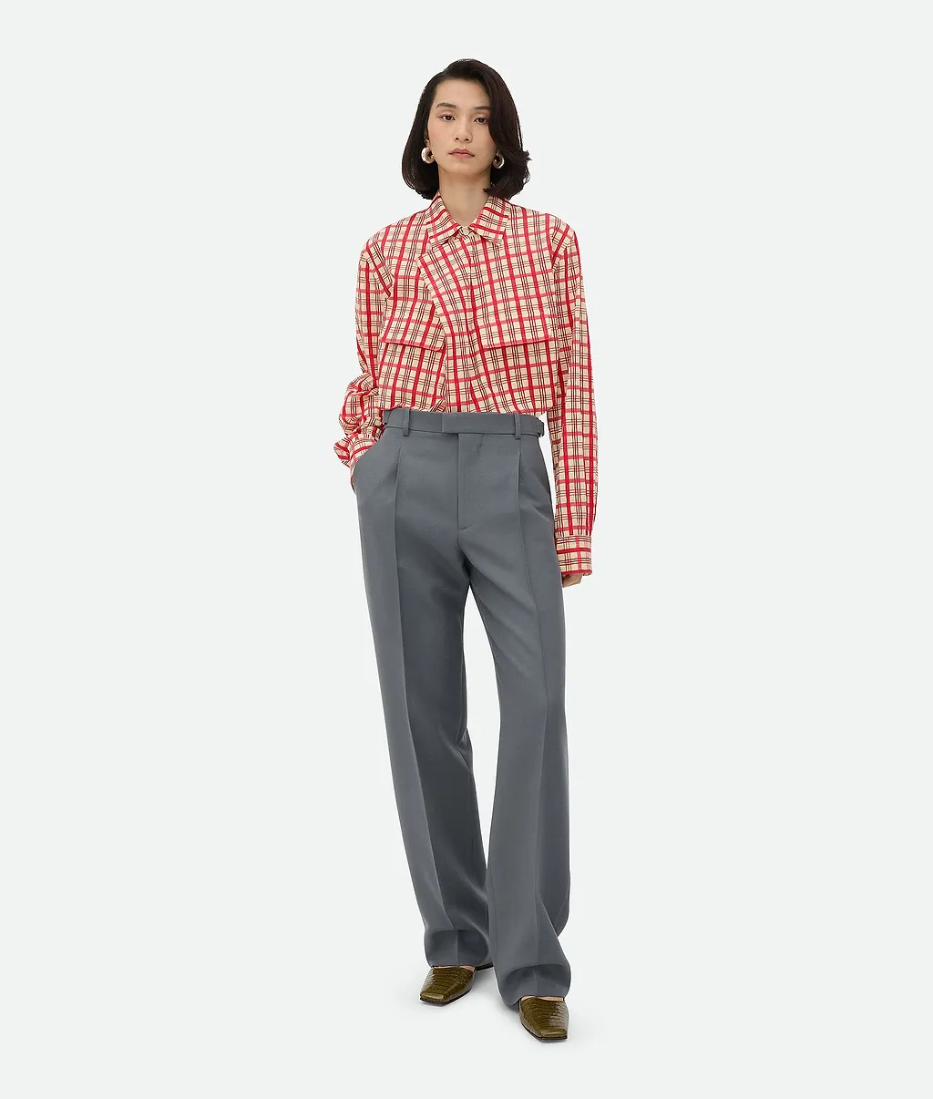 Wool Mohair Trousers