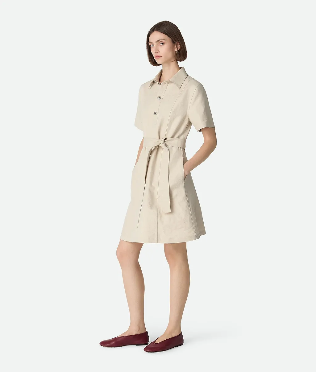 Cotton And Linen Dress