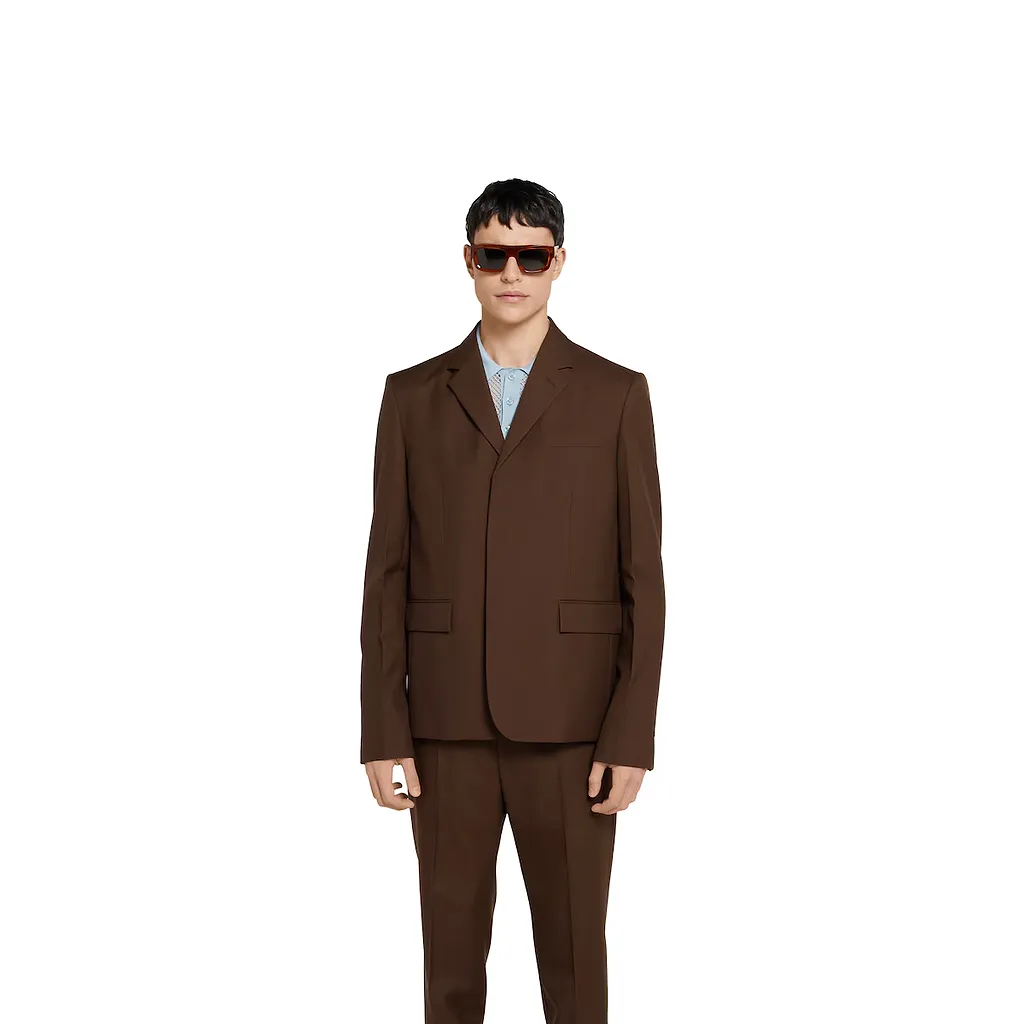 Embossed Wool Jacket