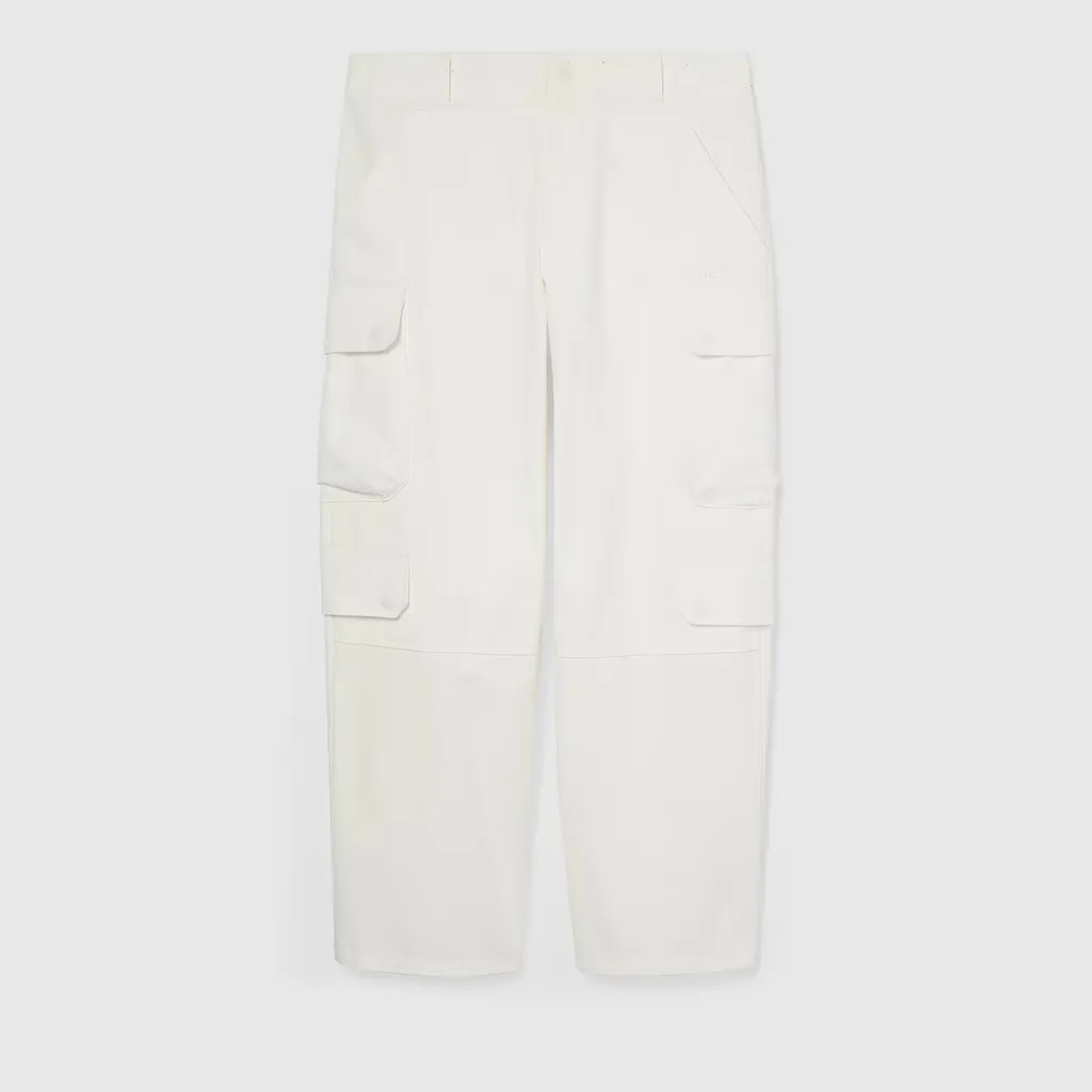 Light Cotton Canvas Cargo Pants