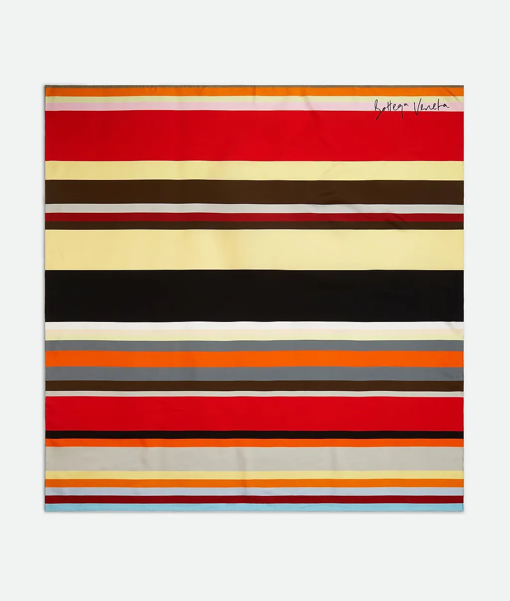Silk Twill Striped Foulard