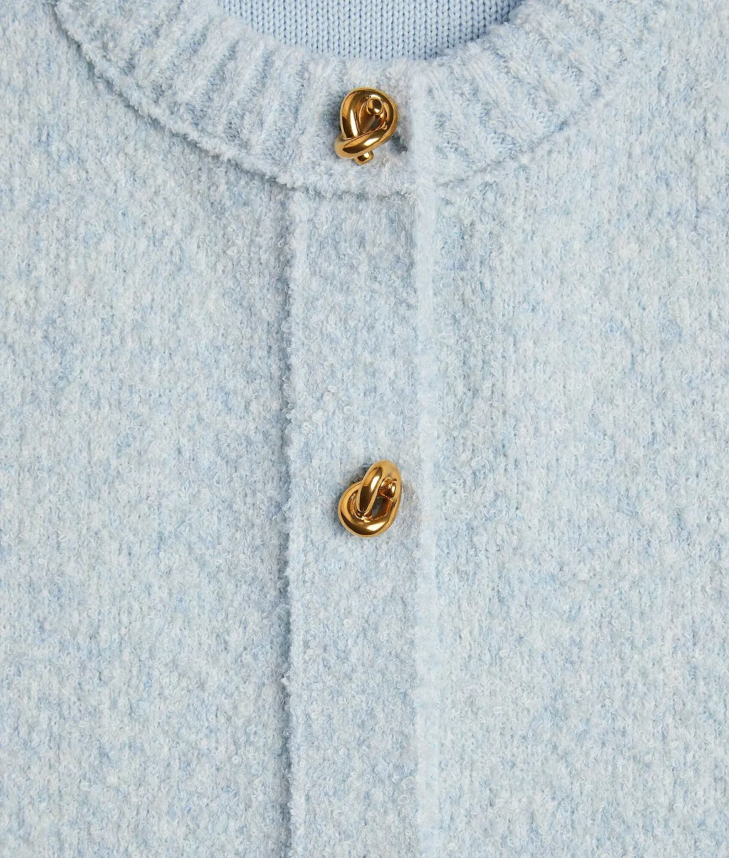 Wool Boucle Cardigan