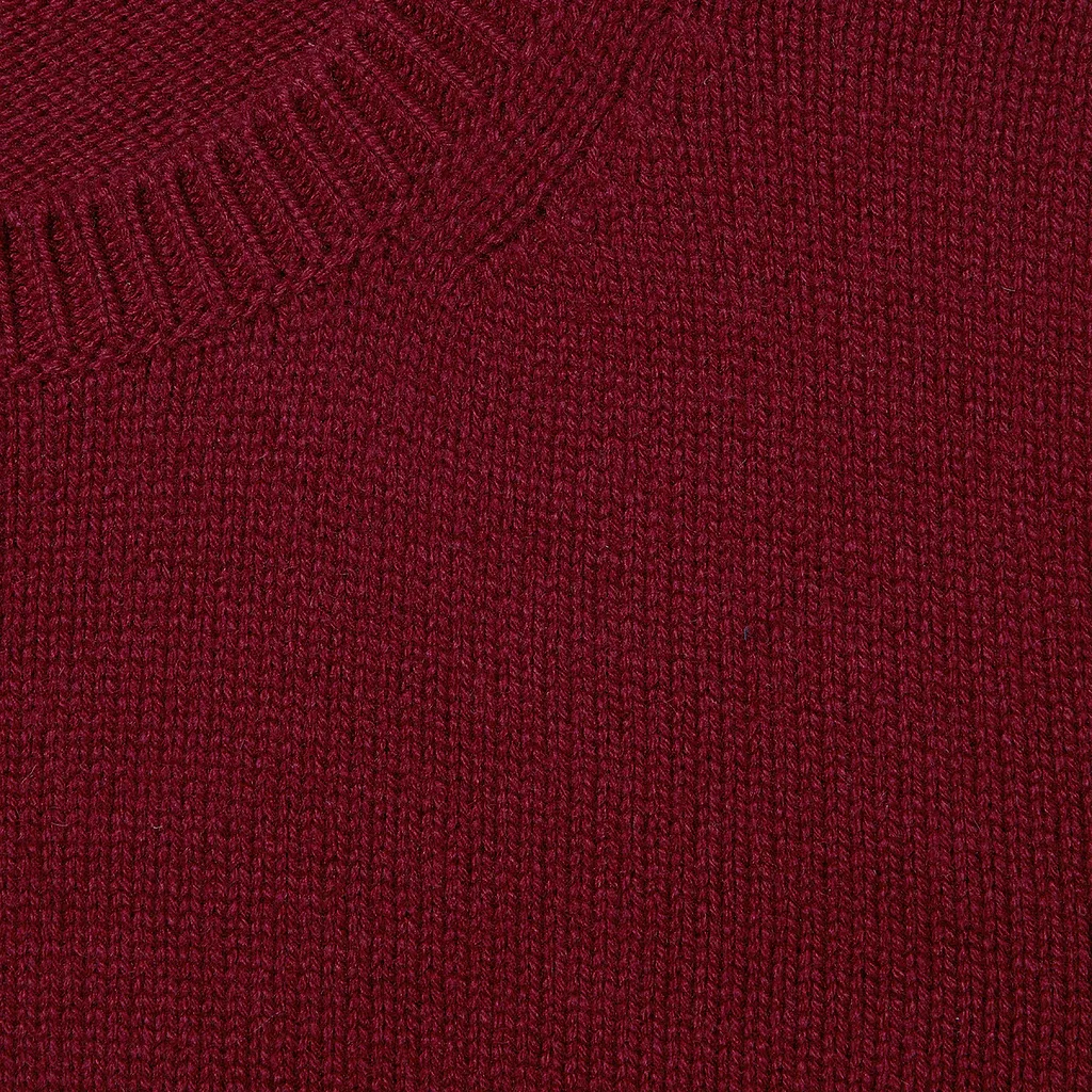 Cashmere Wool Sweater With Web Trim