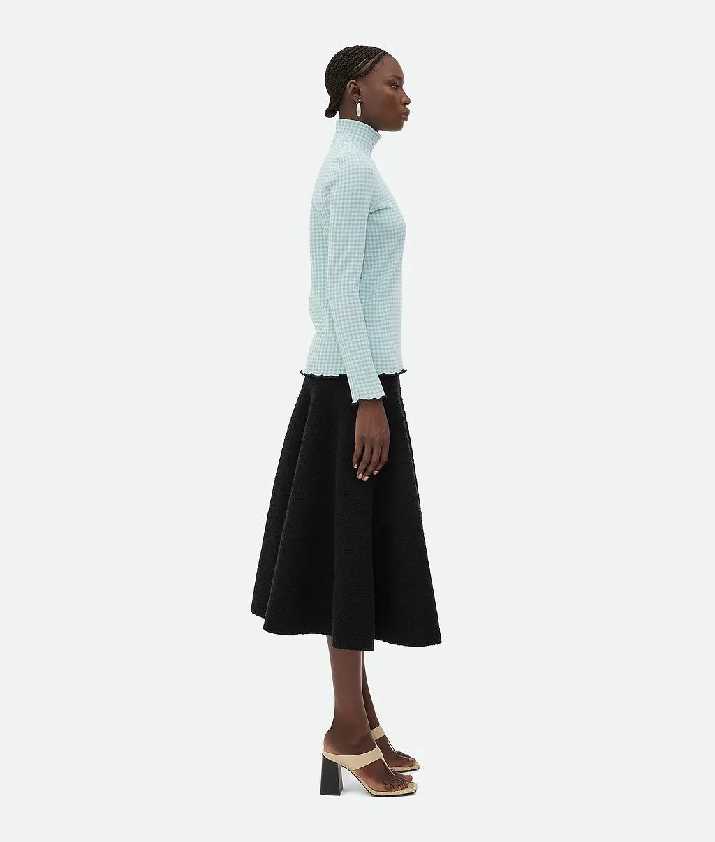 Cotton Gingham Underpinning Top