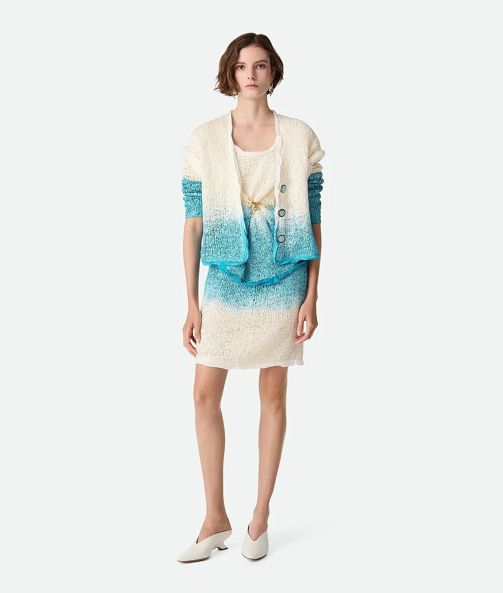 Wool And Silk Overdyed Jumper