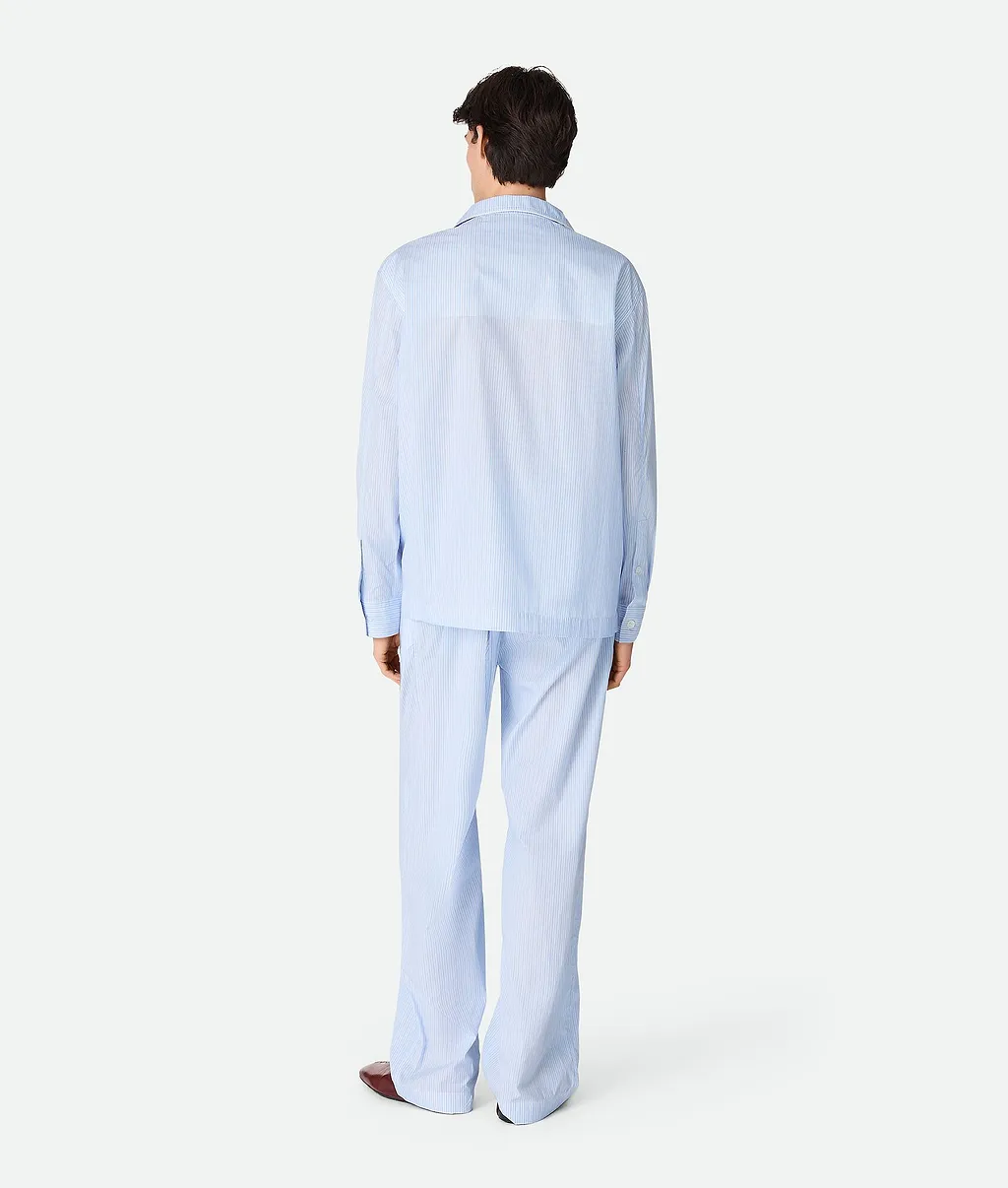 Stripe Cotton Poplin Pajama Set