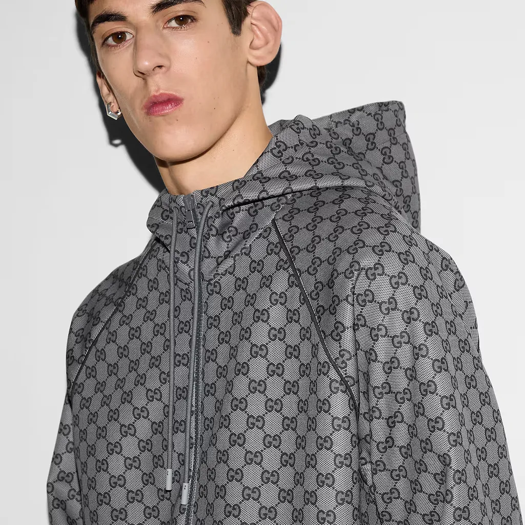 Gg Neoprene Zip Jacket