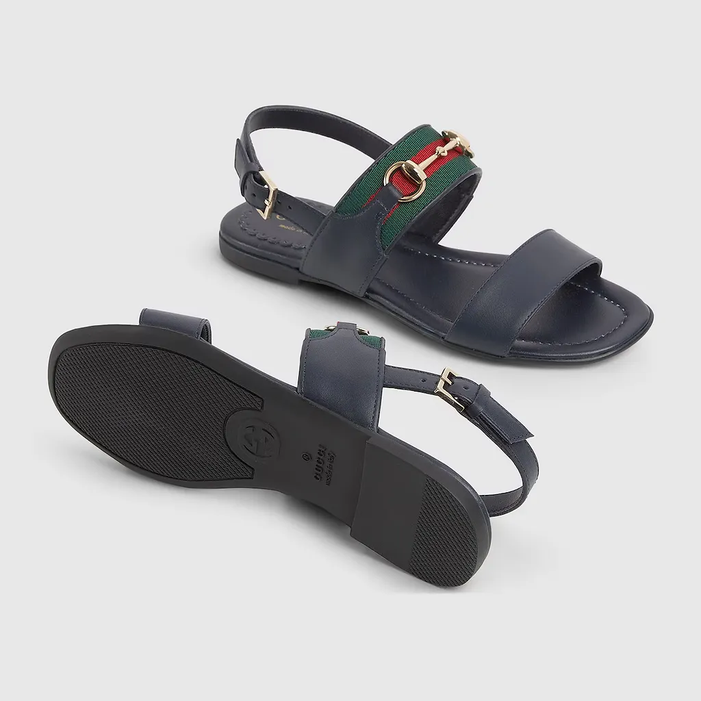 Children's Sandal With Web