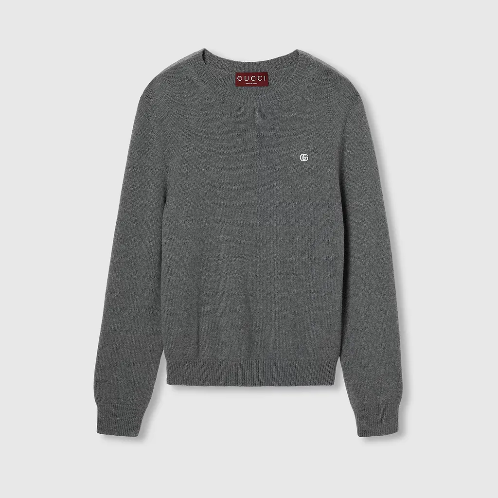 Embroidered Wool Cashmere Jumper