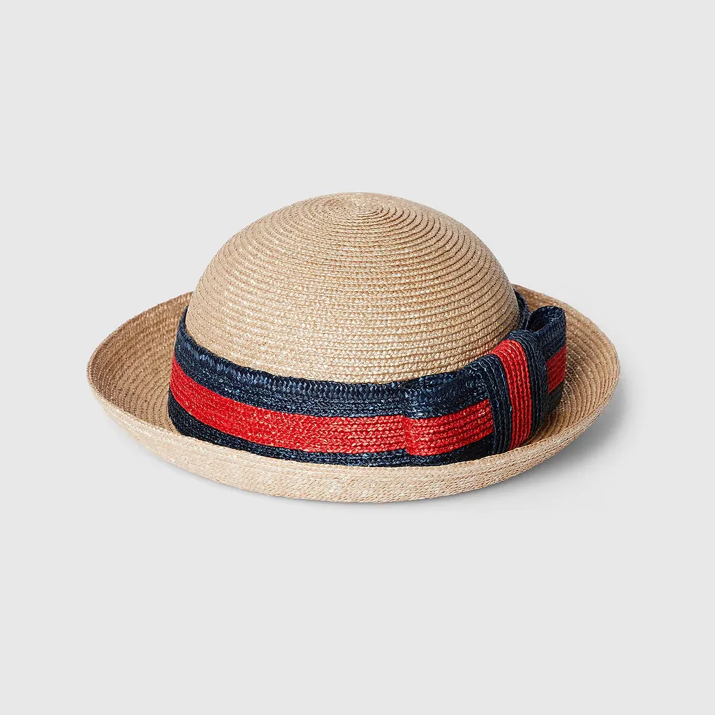 Children's Straw Hat With Web