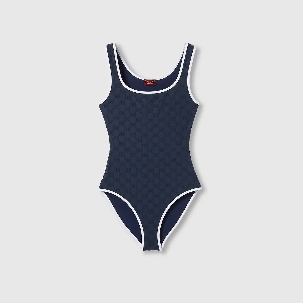 Gg Terrycloth Swimsuit