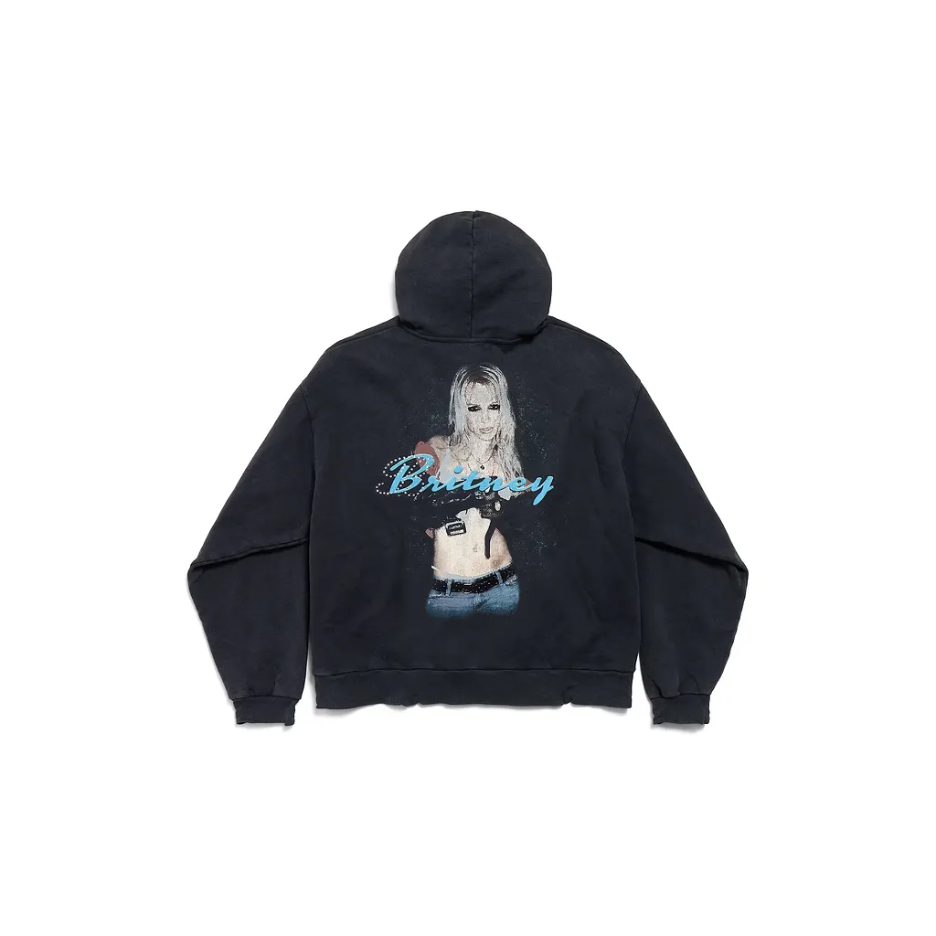 Music | Britney Spears Series Oversized Zip-Up Hoodie