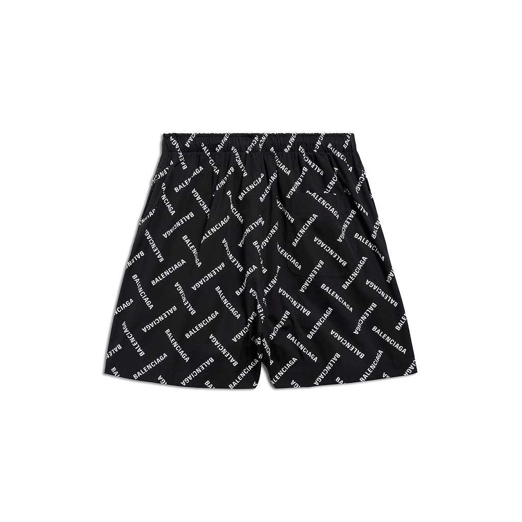Diagonal Allover Pyjama Shorts