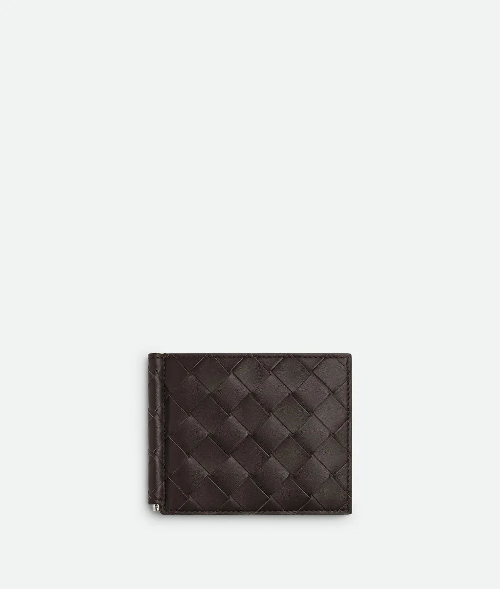 Intrecciato Bill Clip Wallet