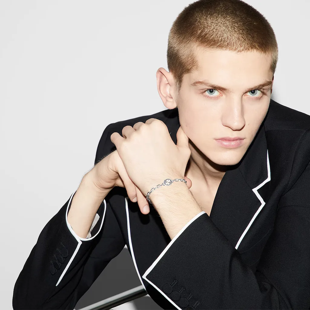 Gucci Interlocking Chain Bracelet