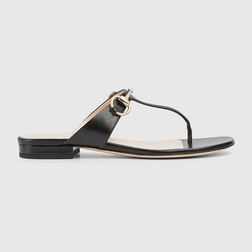 Thong Sandal With Horsebit