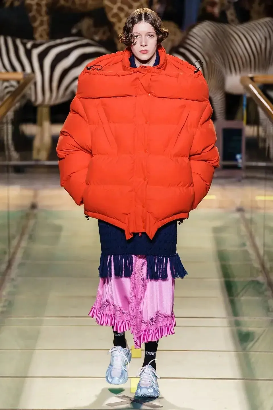 Upside Down Parental Advisory Puffer