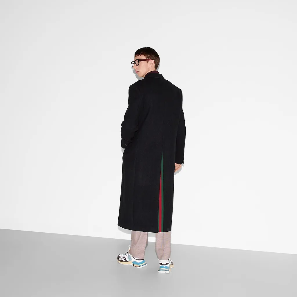 Batavia Wool Coat With Web