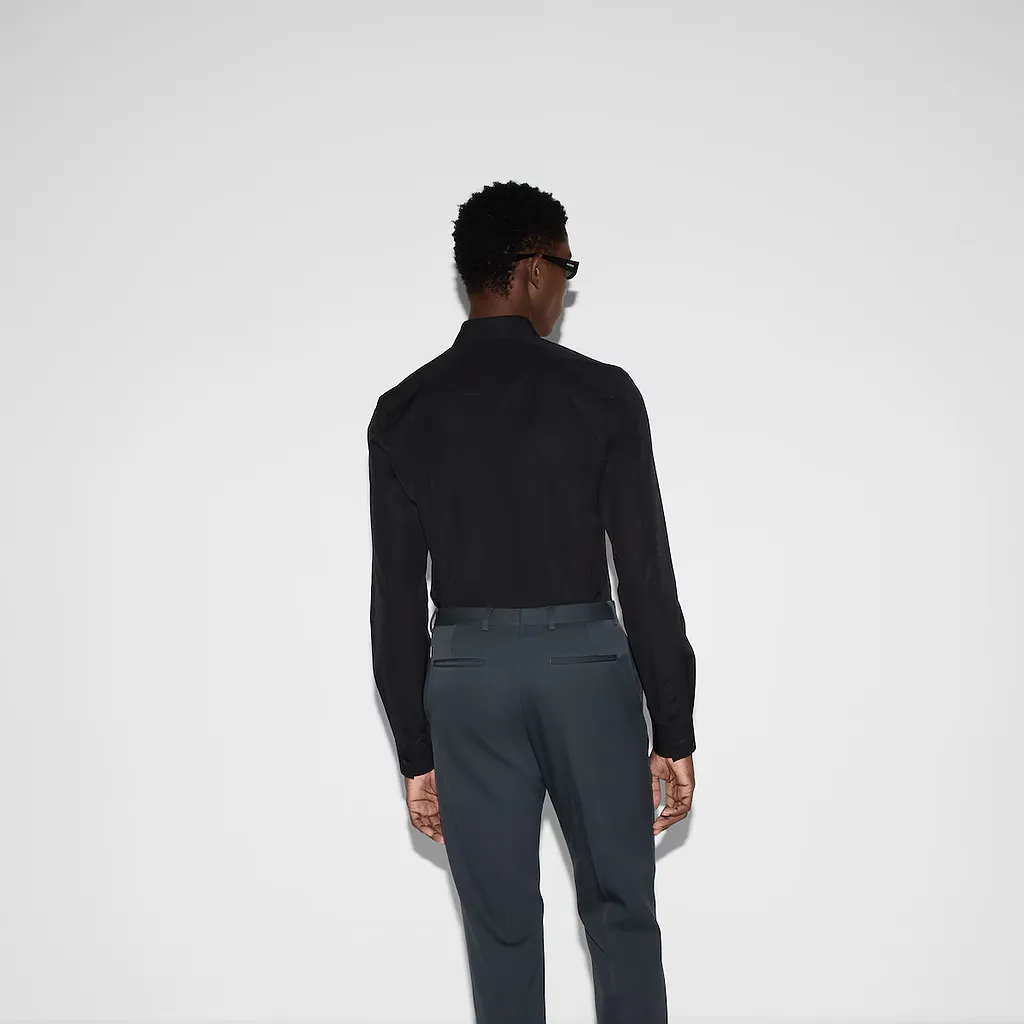Embroidered Cotton Poplin Shirt