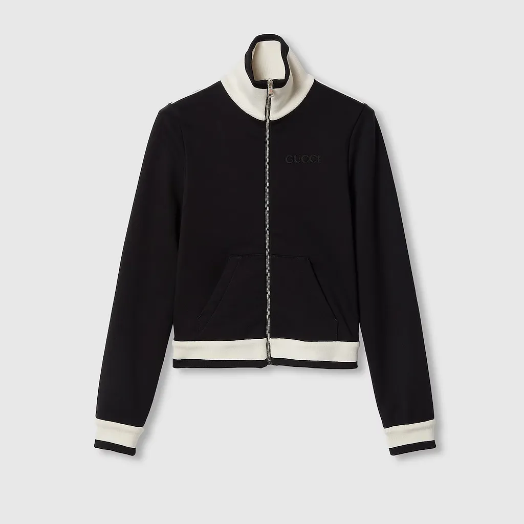 Cotton Fleece Zip Jacket