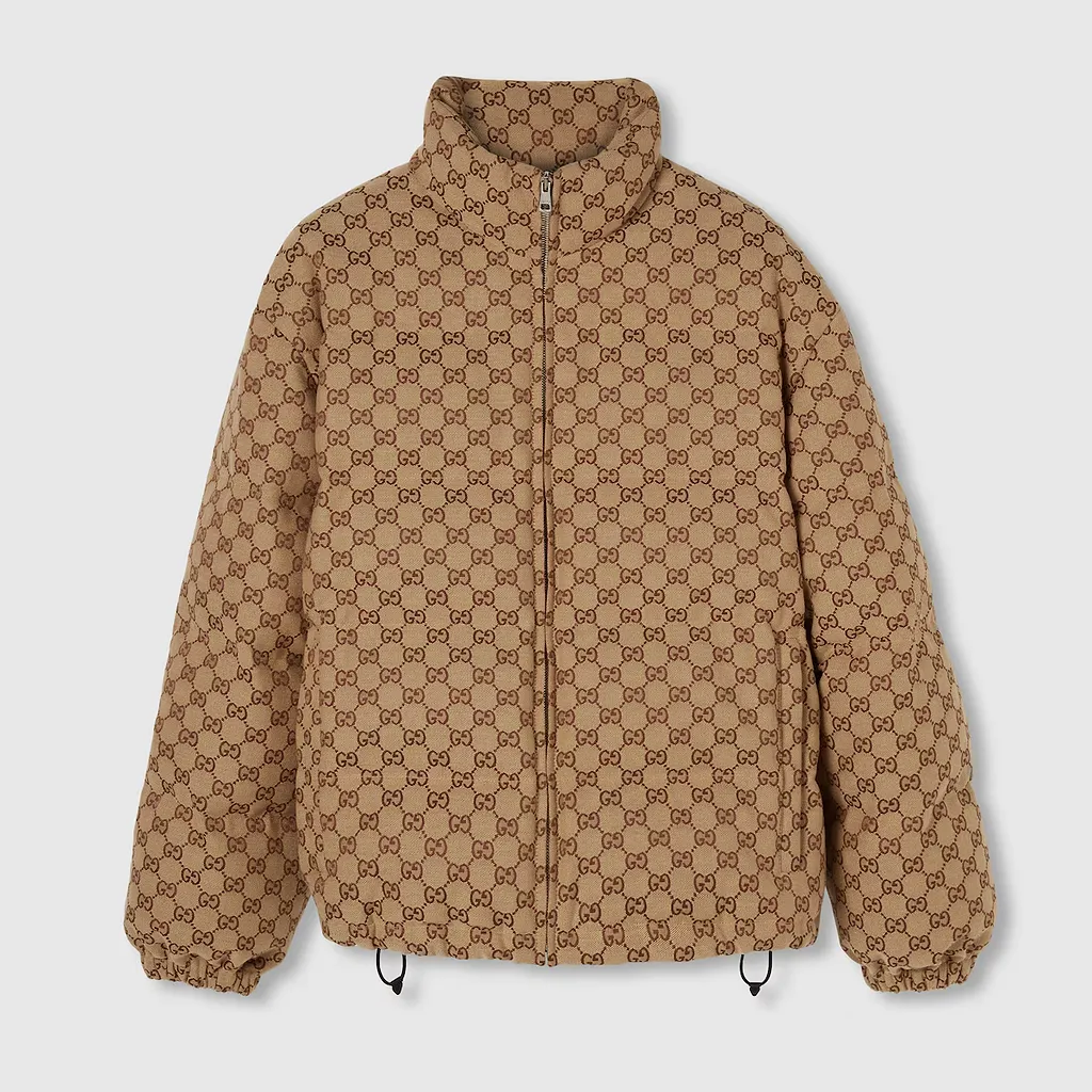 Gg Canvas Bomber Jacket