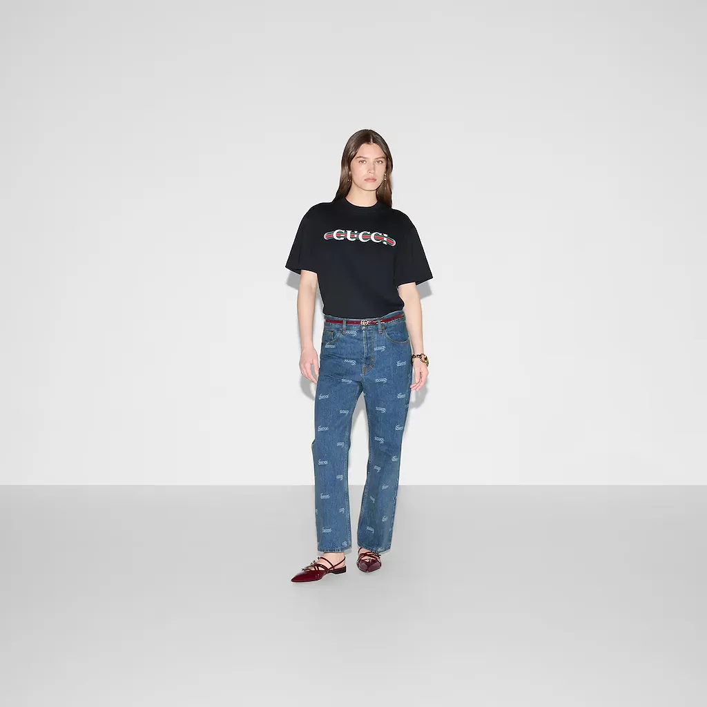 Printed Cotton Jersey T-Shirt