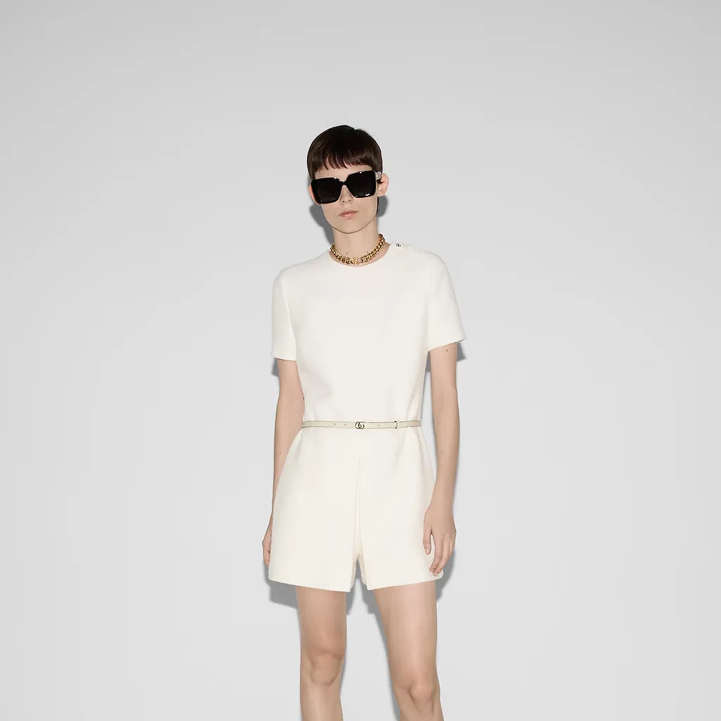 Wool Bouclé Jumpsuit