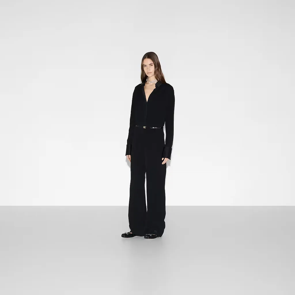 Heavy Viscose Sable Jumpsuit