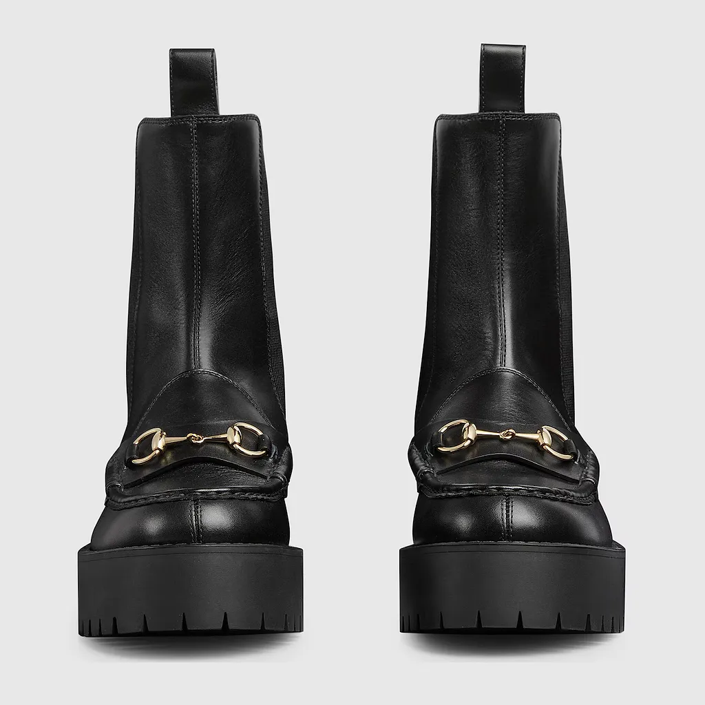 Horsebit Boot With Lug Sole