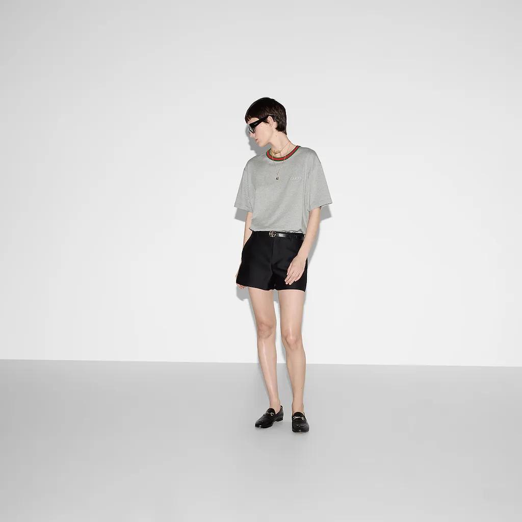 Jersey T-Shirt With Web