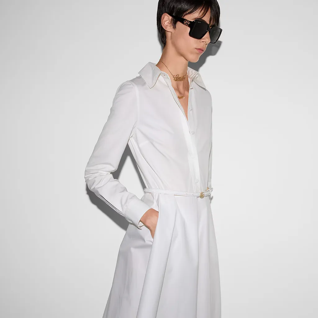 Cotton Poplin Dress