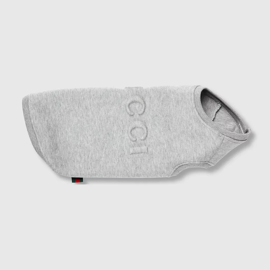 Embossed Cotton Pet Sweatshirt