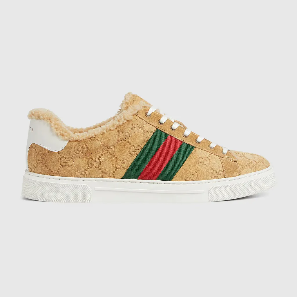 Gucci Ace Trainer With Web