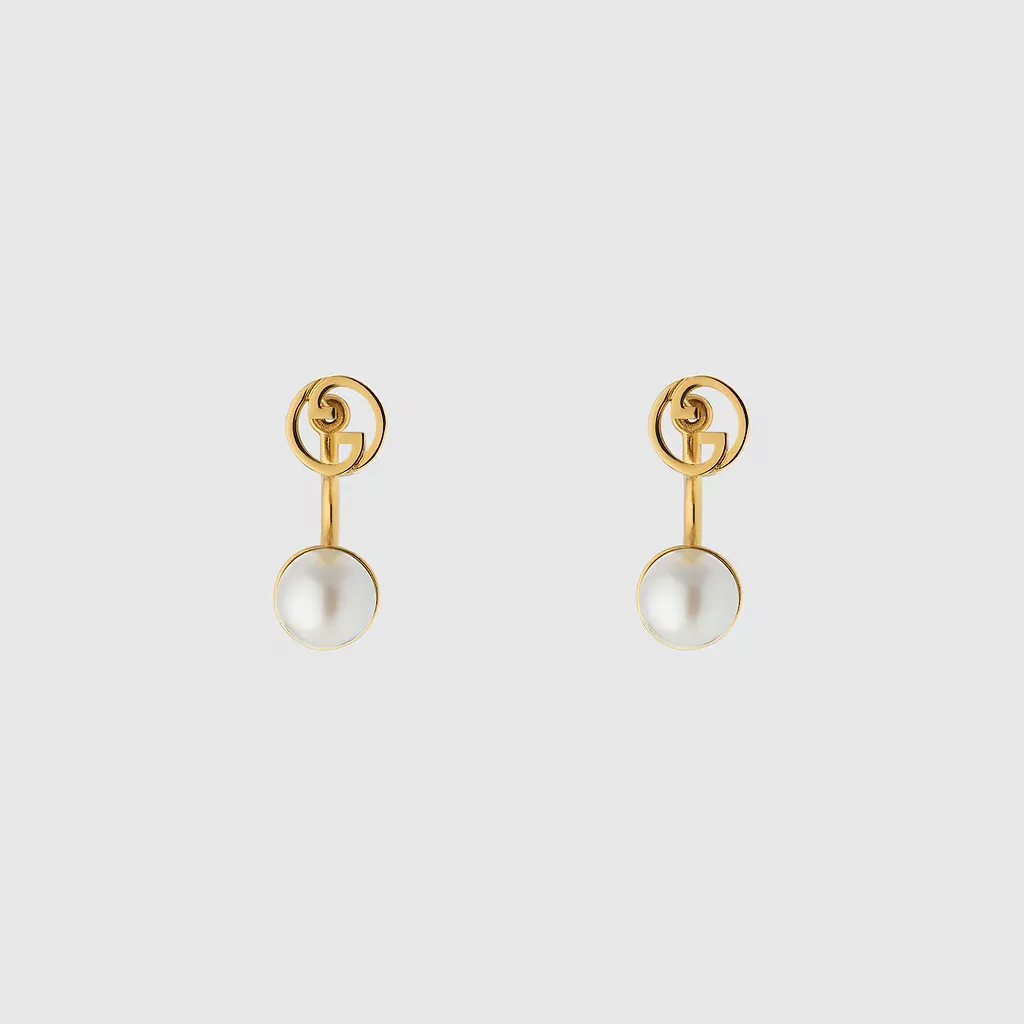Gucci Blondie Resin Pearl Earrings