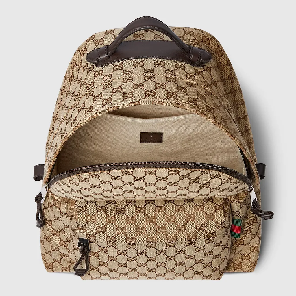 Gg Canvas Medium Backpack