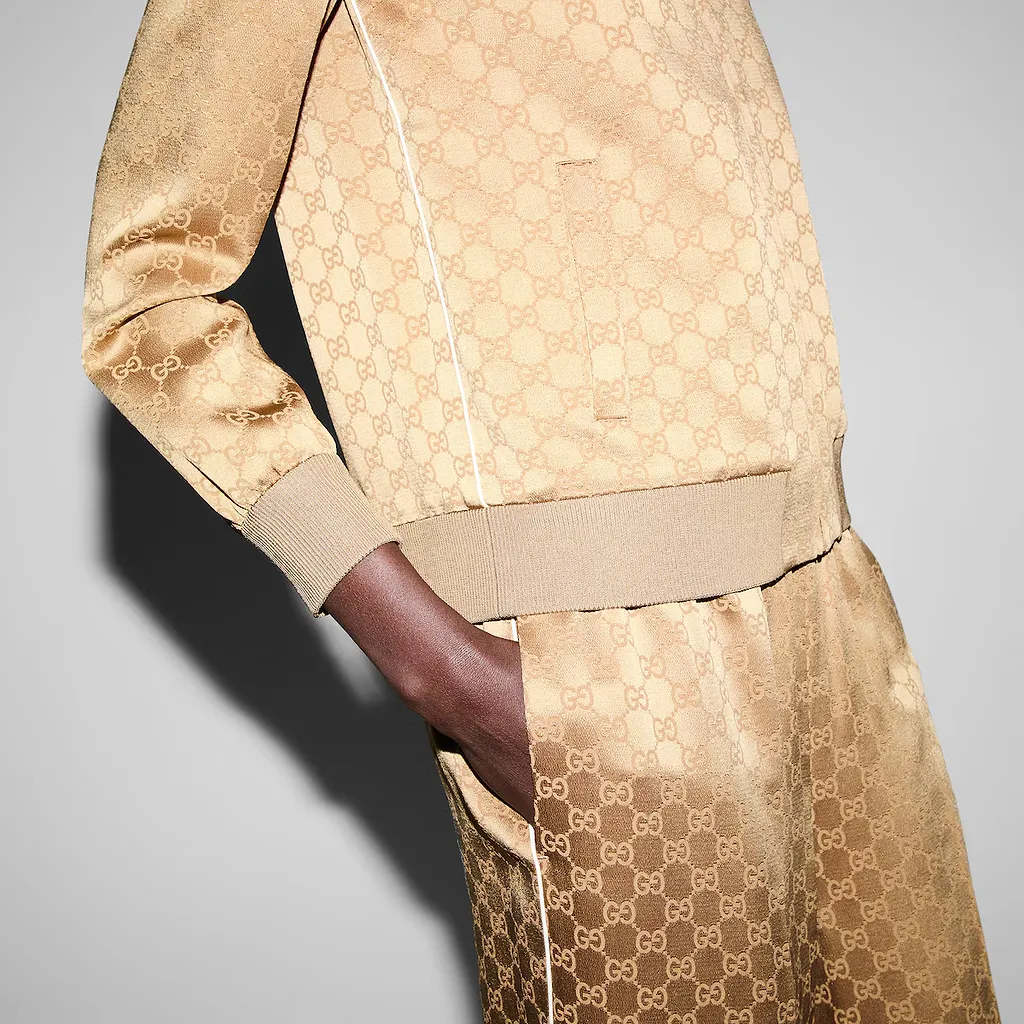 Gg Jacquard Zip Jacket