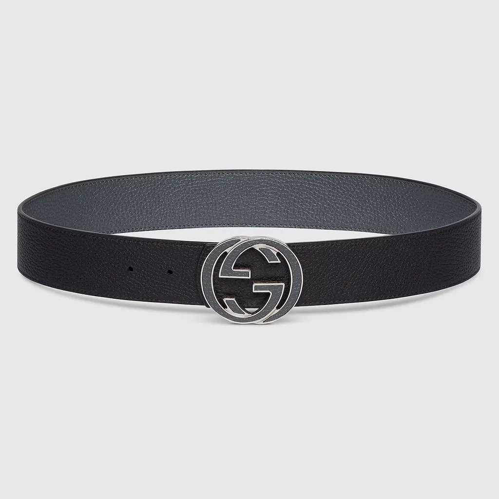 Reversible Belt With Interlocking G Buckle