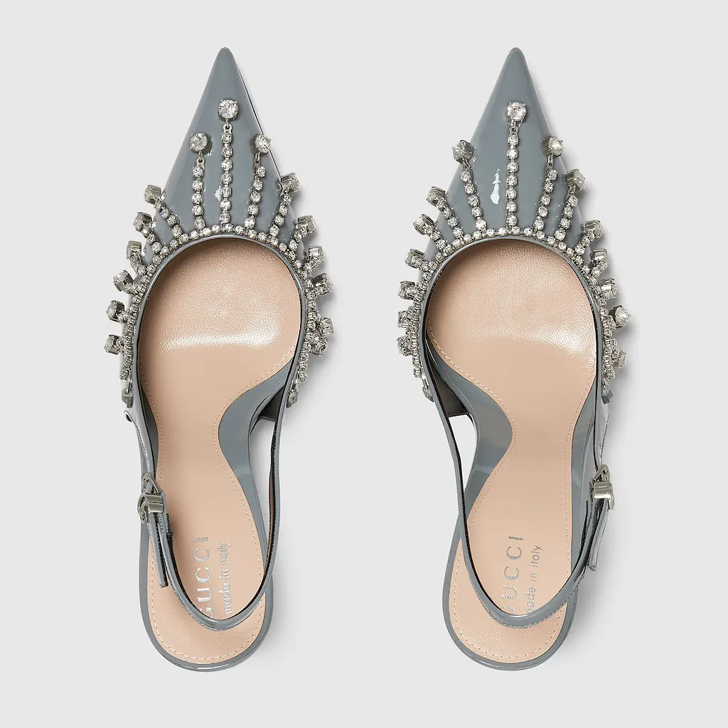 Pump With Crystal Chain