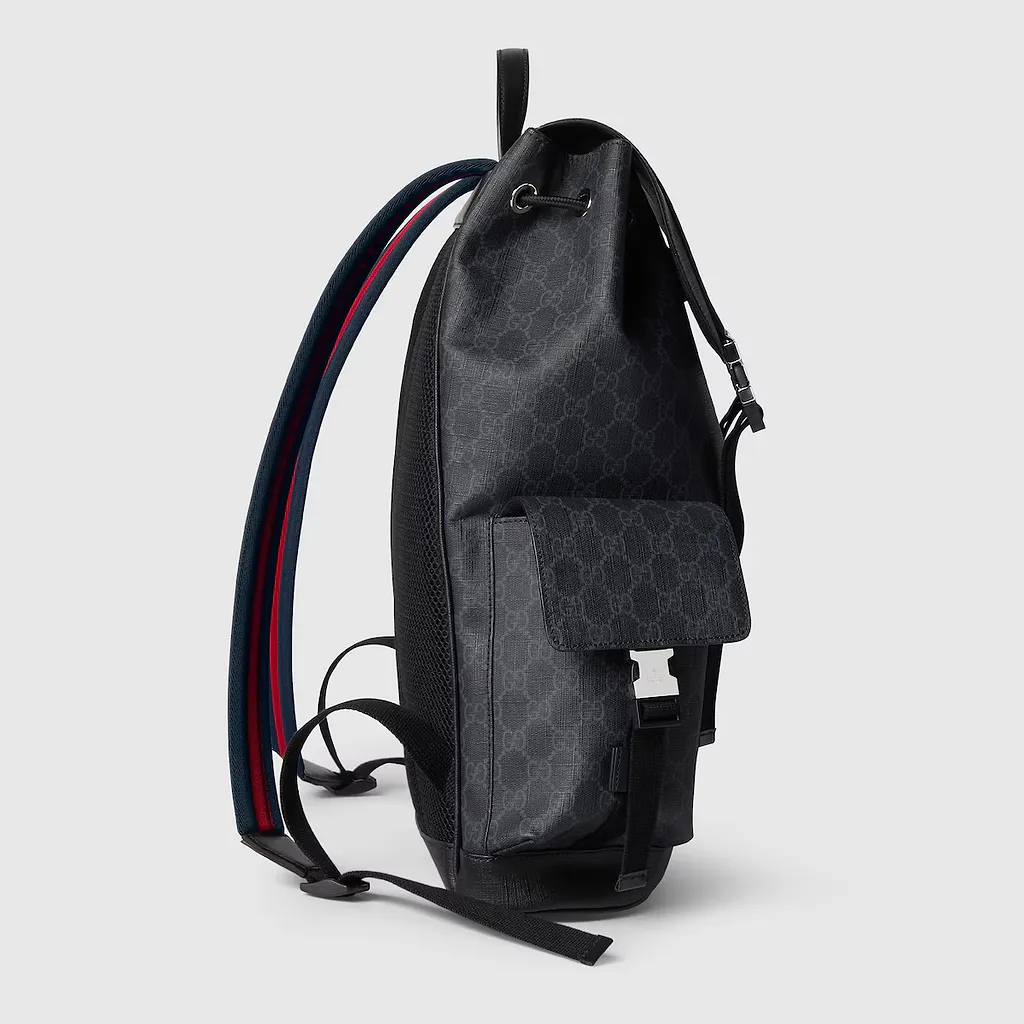 Gg Black Large Backpack