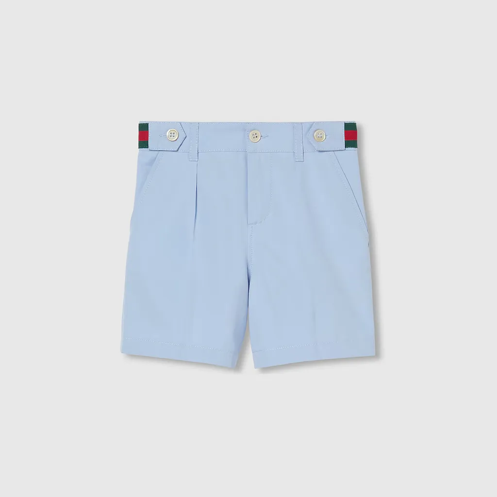 Children's Cotton Shorts With Web