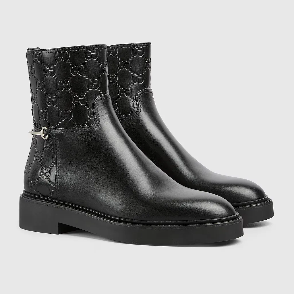 Slim Horsebit Ankle Boot