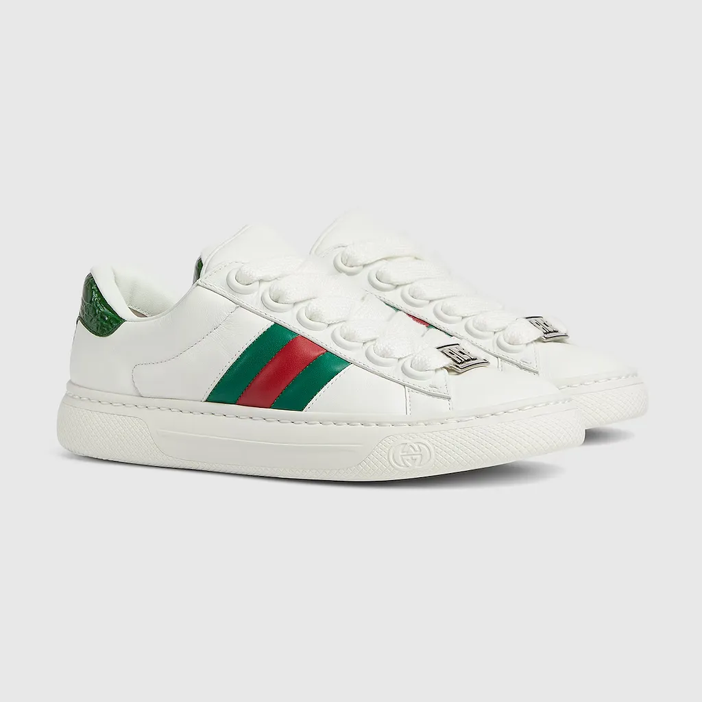 Gucci Ace Trainer With Web