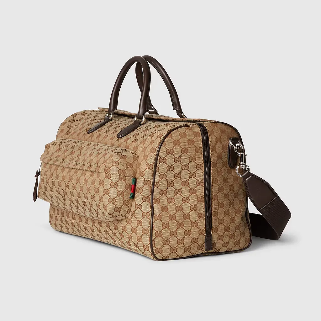 Gg Canvas Medium Duffle Bag