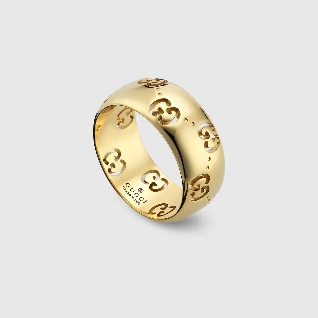 Icon 18K Gg Wide Ring