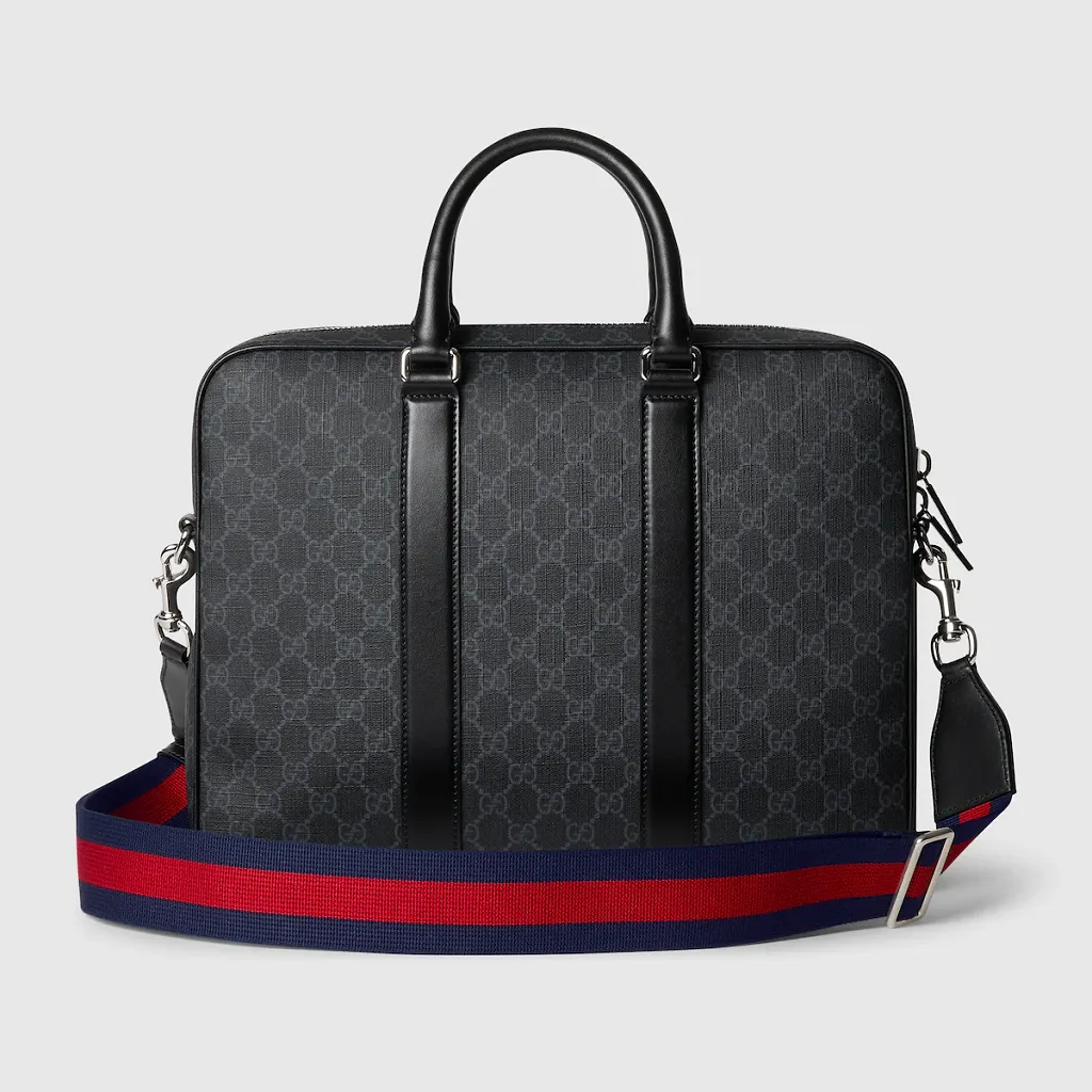 Gg Black Medium Briefcase
