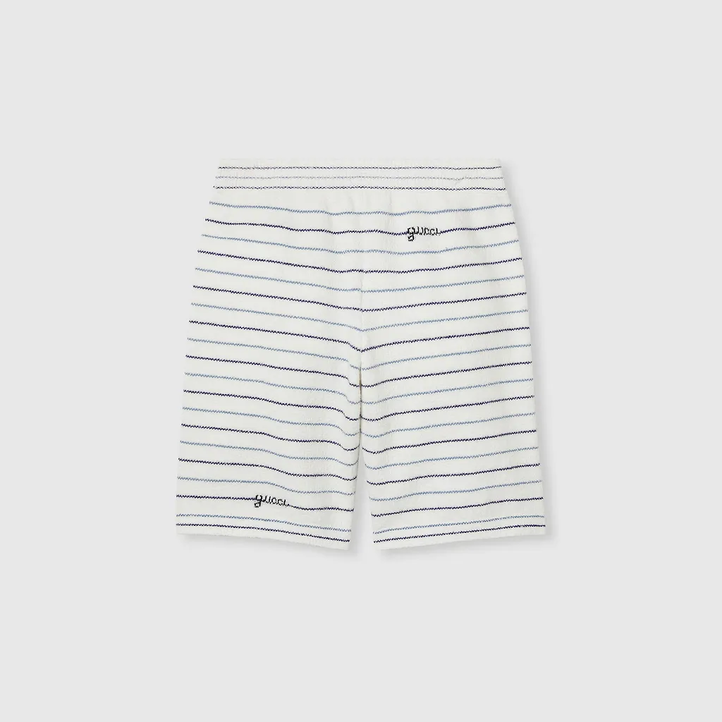 Children's Striped Cotton Shorts