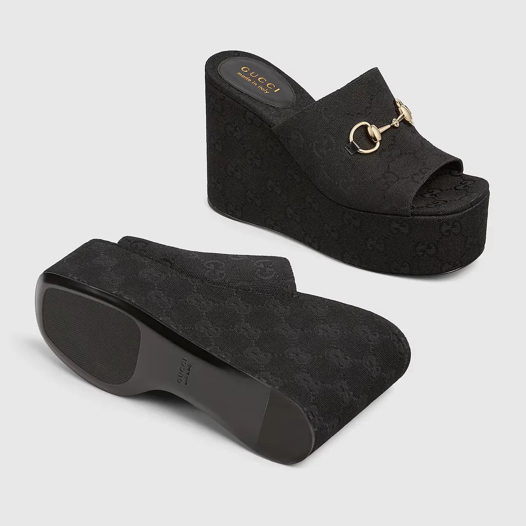 Wedge Sandal With Horsebit