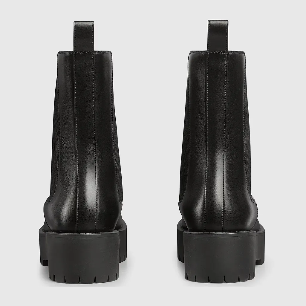 Horsebit Boot With Lug Sole