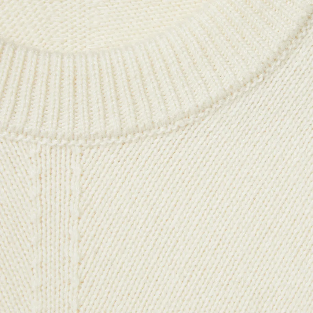 Wool And Cashmere Jumper With Web