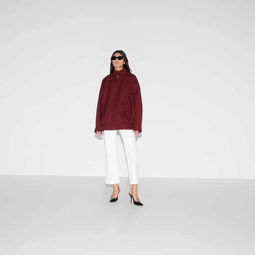 Gg Canvas Bomber Jacket